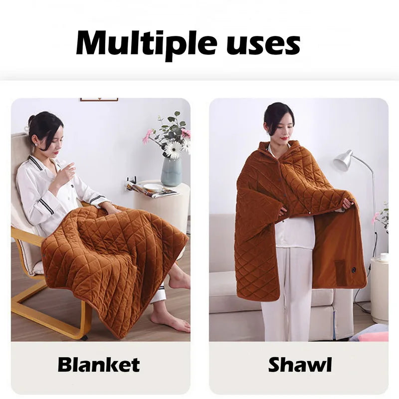 5V USB Large Loose Electric Blanket Powered By Power Bank Winter Bed Warmer Heated Sofa  Blanket Body Heater Bed Warmer Mat