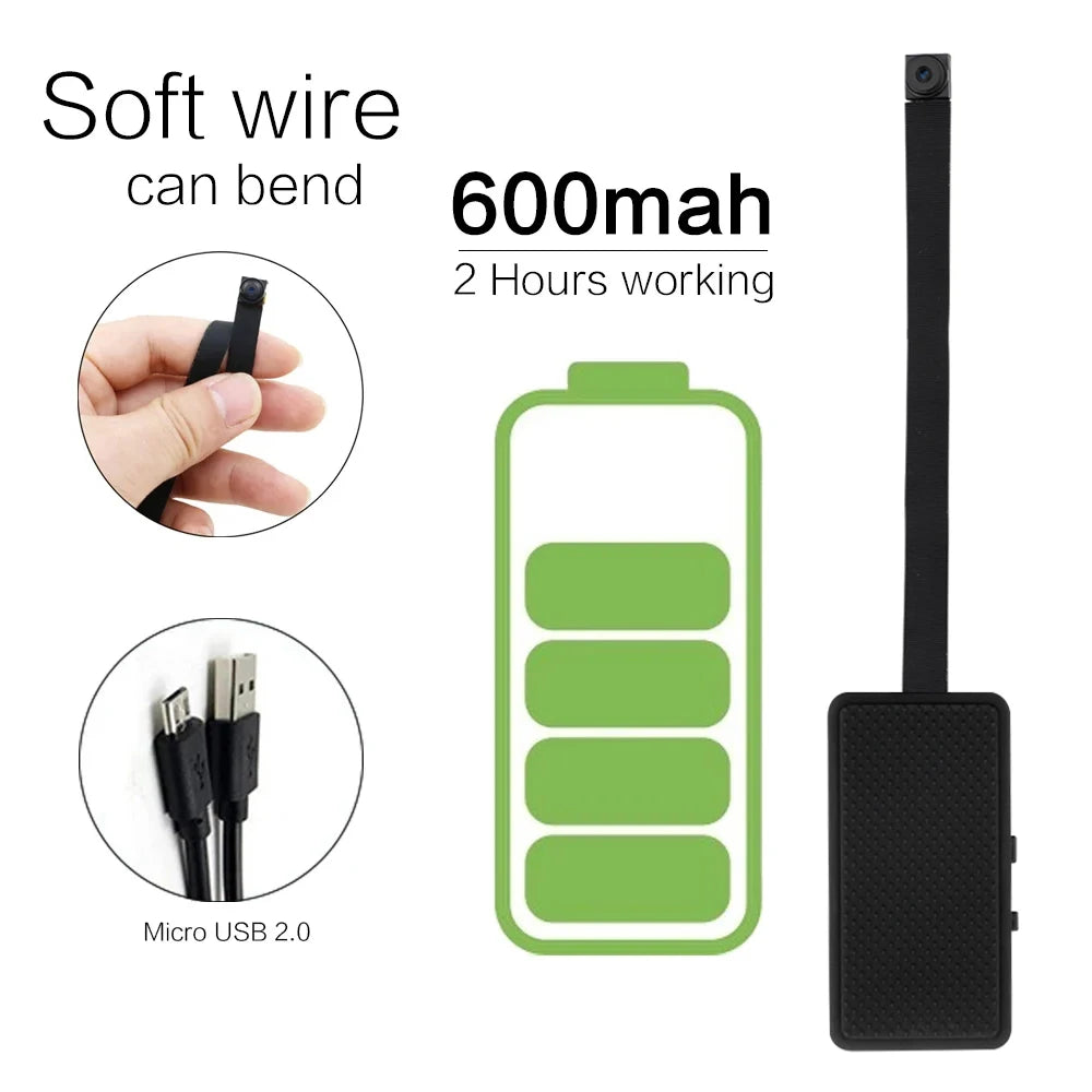 HD 1080P WiFi Mini Camera DIY Module Home Security Cam For Wide Angle Motion Detection Alarm & Record Support Phone App