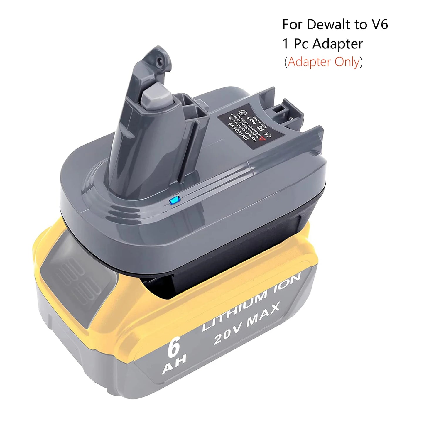 V6 Battery Adapter For Makita/Dewalt/Milwaukee 18V Li-ion Battery To For Dyson V6 Battery SV04 SV03 DC59 DC58 DC62