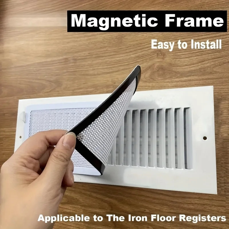 4PCS Magnetic Vent Covers & Filters for Wall Ceiling Floor