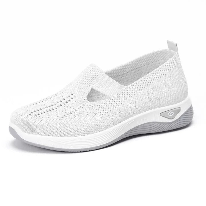 Women's Sneakers Breathable Slip on Walking Shoes Mesh Low Top Ladies Vulcanized shoes Soft Sole Lightweight Casual Shoes