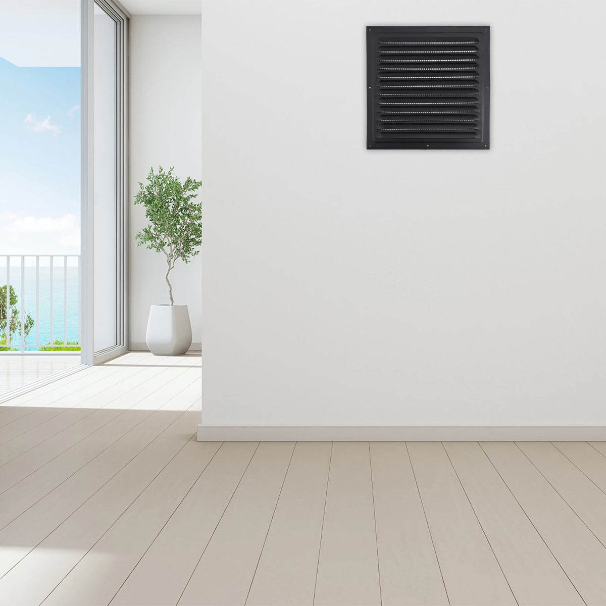 Air Ventilation Cover Louver Vent Grille Cover Square Ducting Ceiling Ventilation Grill Cover Heating Cooling Vent Exterior