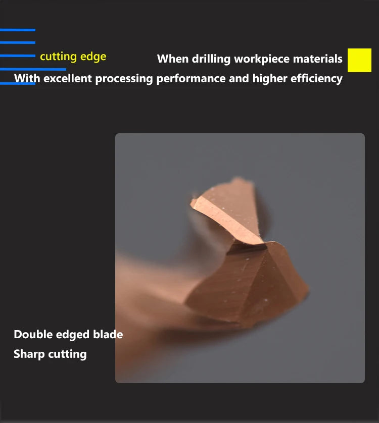 CNC Carbide Drill 60 80 100mm Long Length Steel For Stainless Steel Metal 123456789-15mm Wood Drill Solid Tungsten Carbide Bits