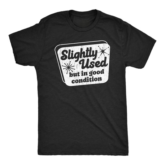 Men's Funny T-shirts Are A Bit Used But Good for State Ironic Graphics Breathable and Soft Fashionable Men's Clothing Daily Tee