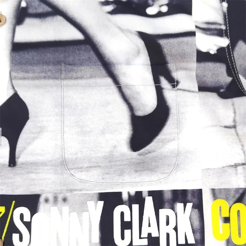 High-end Summer WACKO MARIA Solid Color Cursive wackomaria Embroidery Logo Simple Hawaii Short Sleeve Shirt