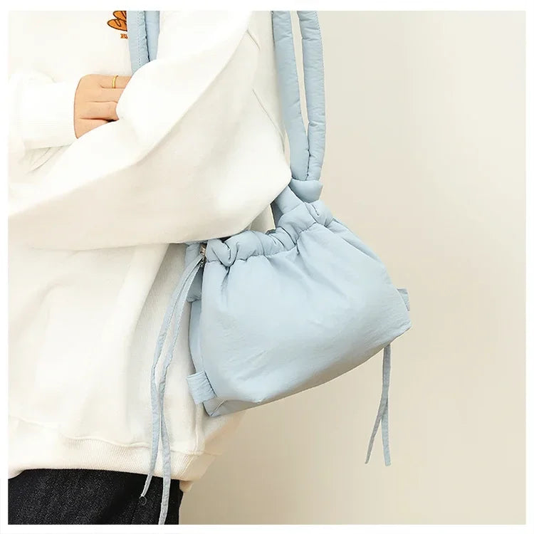 Super Cool Simple Versatile Handbags for Women 2025 Casual Hot Sale Colorful Nylon Small Square Shoulder and Crossbody Bags