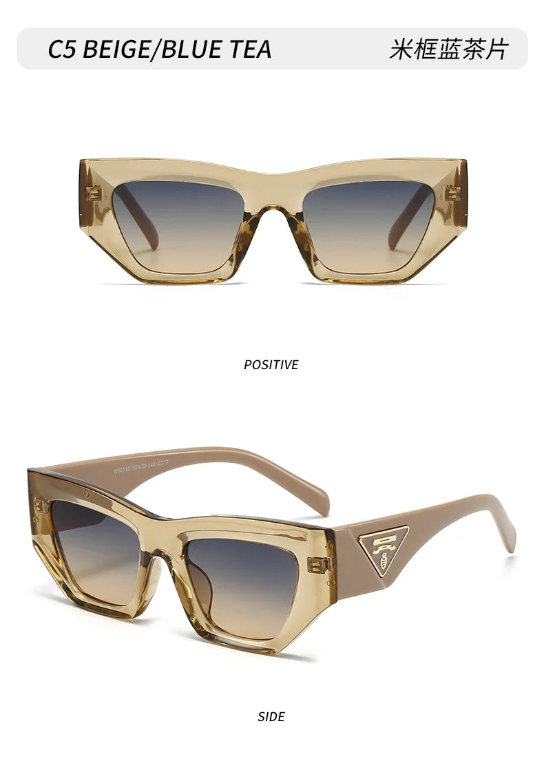 2025 Fashion Glasses For Men Women Elegant Square Unisex Designer Luxury Glasses Glamor Women Glasses Mask Mask