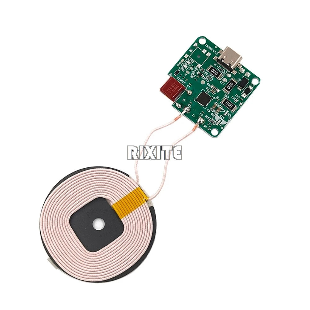 15W High Power 5V 9V 12V Type-C Wireless Charger Transmitter Module Circuit Board For QI Standard Fast Charging DIY