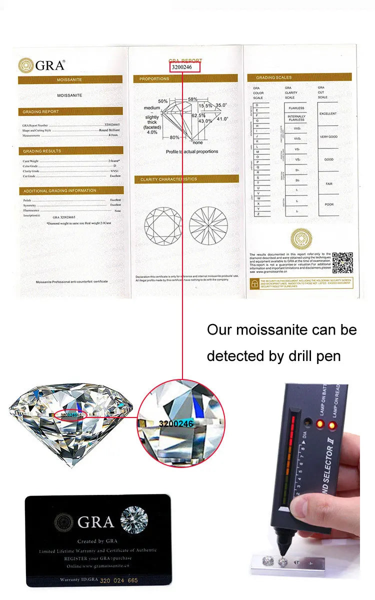 EWYA 1CT Marquise Cut Moissanite Solitaire Ring For Women 925 Silver GRA Certified Diamond Wedding Band Party Bridal Rings Gift