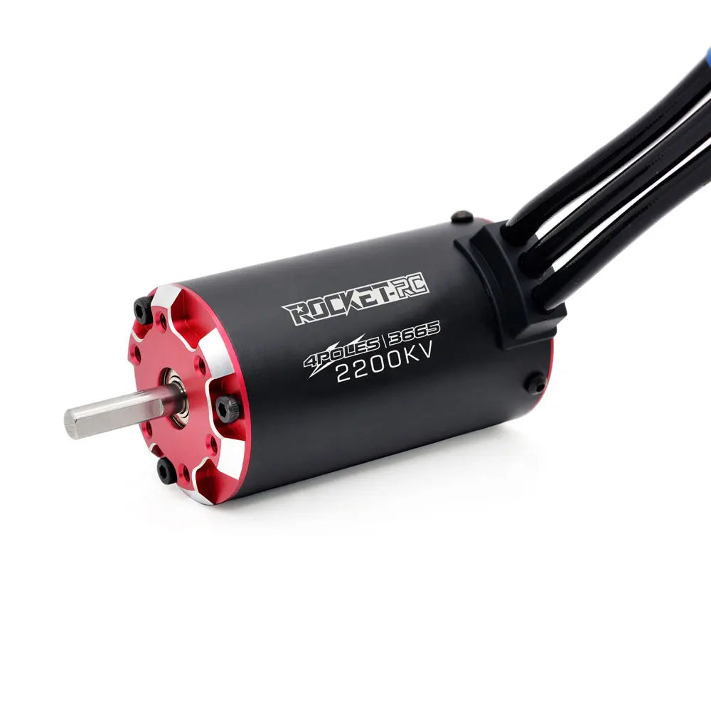 Rocket RC V2 supersonic 3650 3660 3665 3670 3674 Built -in Temperature Sensor Brushless Motor for 1/8 1/10 RC Car Off-Road Boat