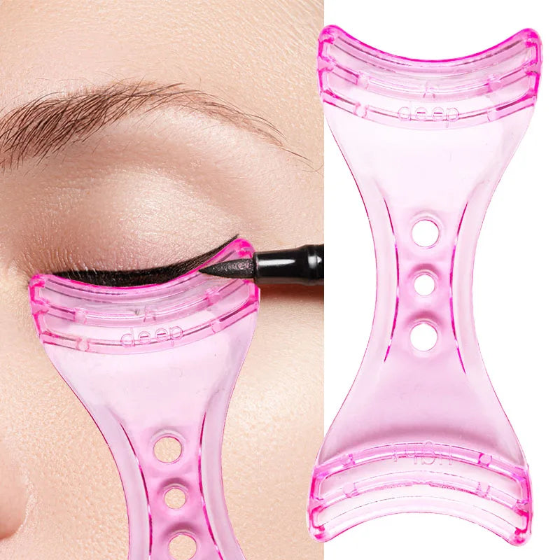 Eyelash Tools 3 in 1 Makeup Mascara Shield Guard Curler Applicator Comb Guide Card Makeup Tool Beauty Cosmetic Tool Dropship
