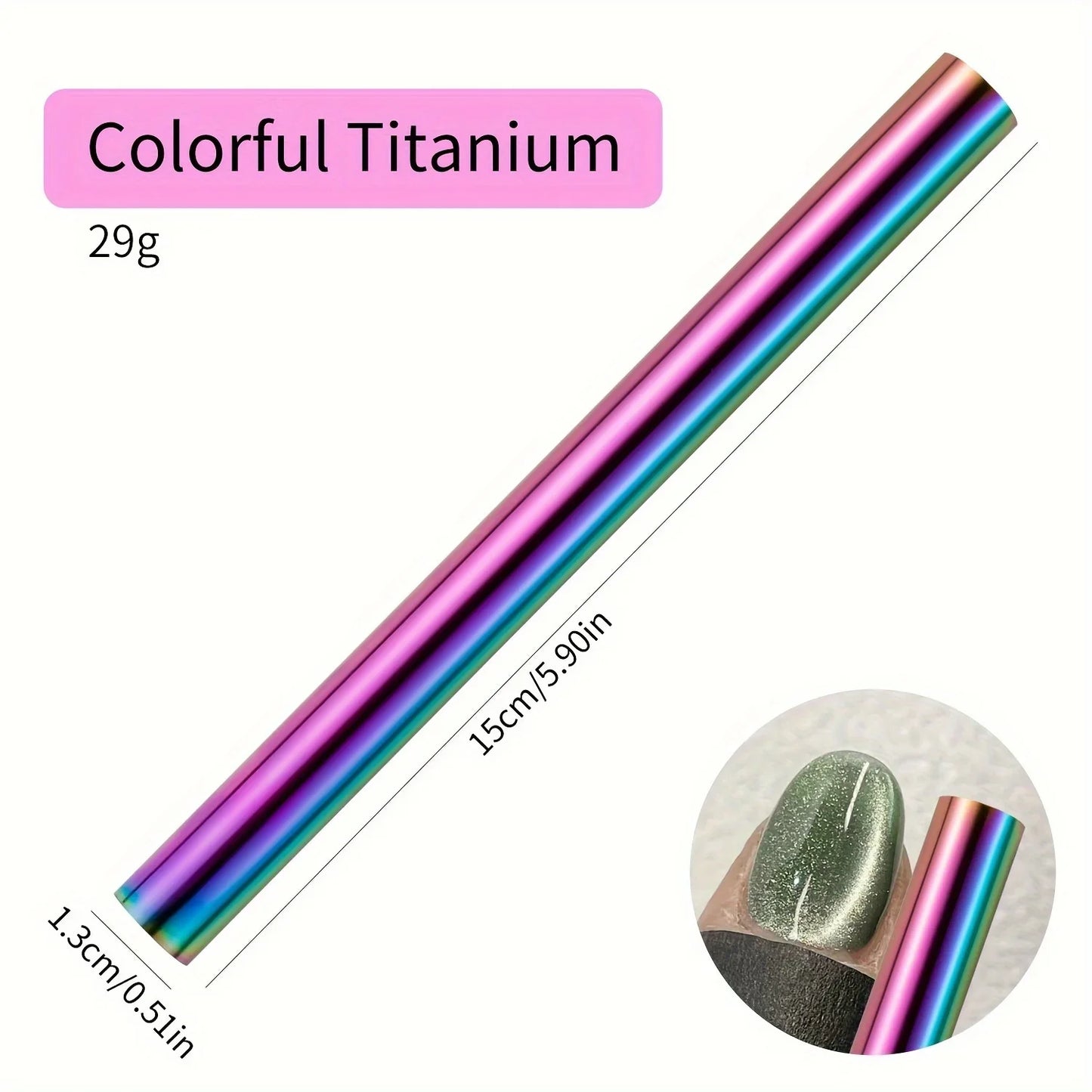 Super Long Double Head Nail Magnet Tool Pens Magnetic Cat Eye Gel Polish Nail Art Kit for DIY Salon Studio Or Home Use