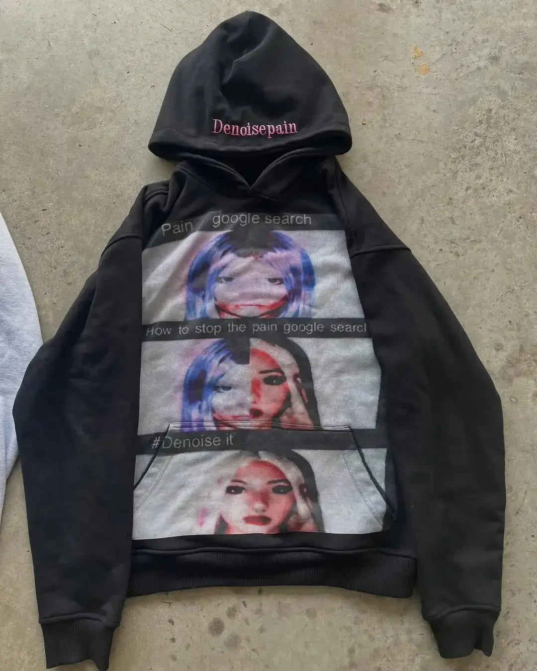 Harajuku Berserk Print Hoodies Women Grunge Streetwear Sweatshirt Tops Hip Hop Goth Y2k Casual Oversized Hoodie Women Clothing