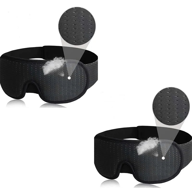 1-2pcs Eye Mask Breathable 3D Sleeping Eye Mask Comfortable Sleep Easy To Wash And Clean Travel Essentials