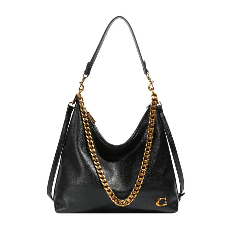 Luxury Brand Trendy Diaper Bag Stylish Leather Crossbody Handbag For Women Elegant Messenger Purse Minimalist Chic