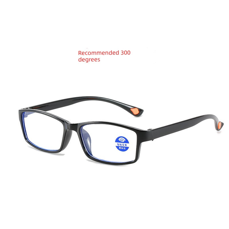 Middle-Aged and Elderly Reading Glasses Men's Dual-Use Anti-Blue Light Multi-Focus Smart Zoom Multi-Function Presbyopic Glasses Ladies