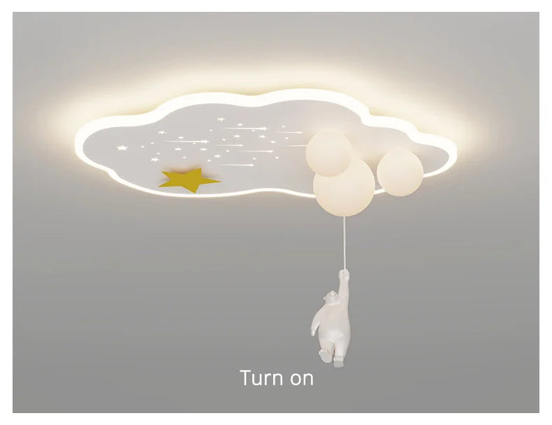 Modern Led Children's Bedroom Ceiling Lights Cloud Airplane Chandelier Boy Girl Room Lamps Home Indoor Decor Lighting Fixtures