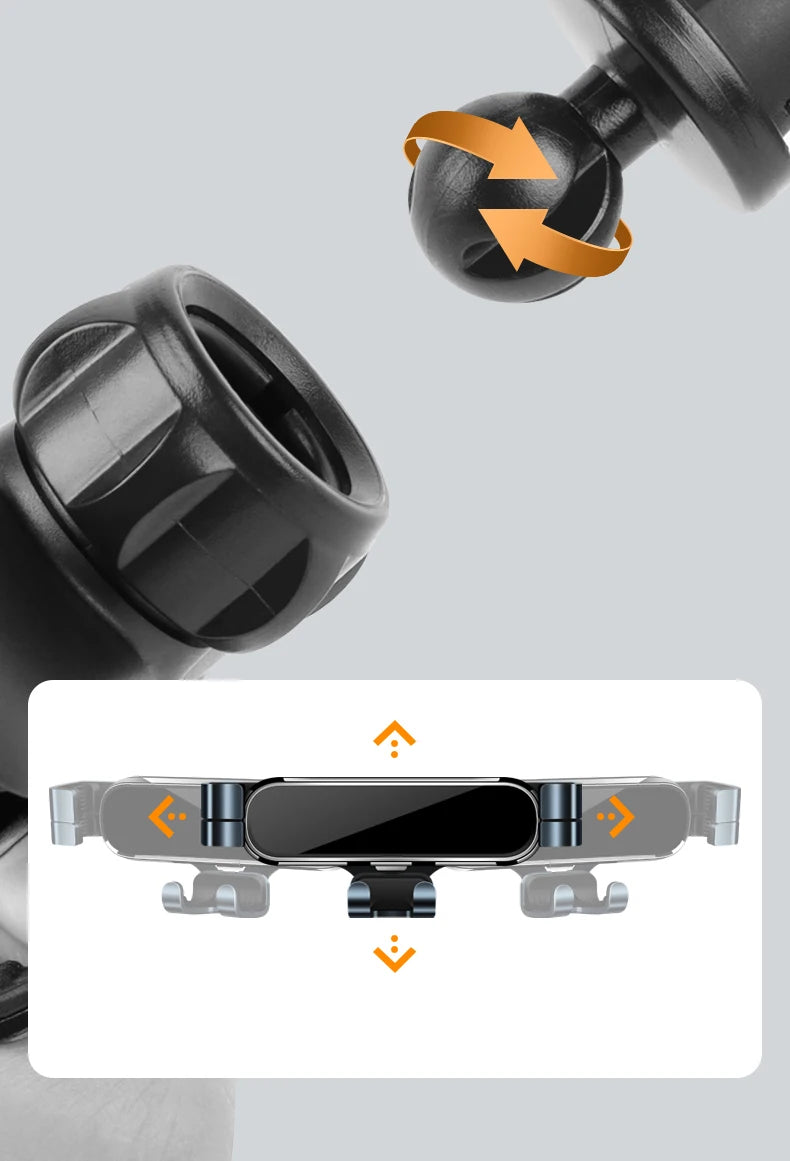 Adjustment Car Phone Holder For Vw Volkswagen Golf 7 Mk7 2013-2019 Golf 8 Mk8 2020-2022 Air Vent GPS Gravity Stand Special Mount