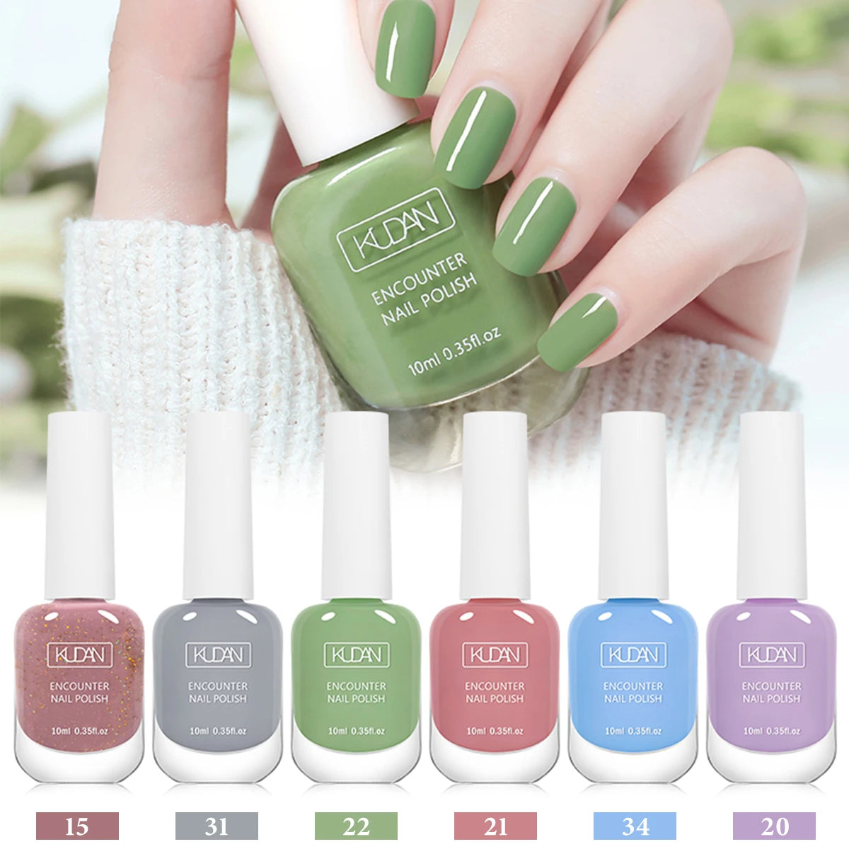 6Pcs/Set 10ml Nude Pink Nail Polish Water-Based Nail Polish Odorless Fast-Drying,No Need To Bake, Suitable For All Seasons Salon