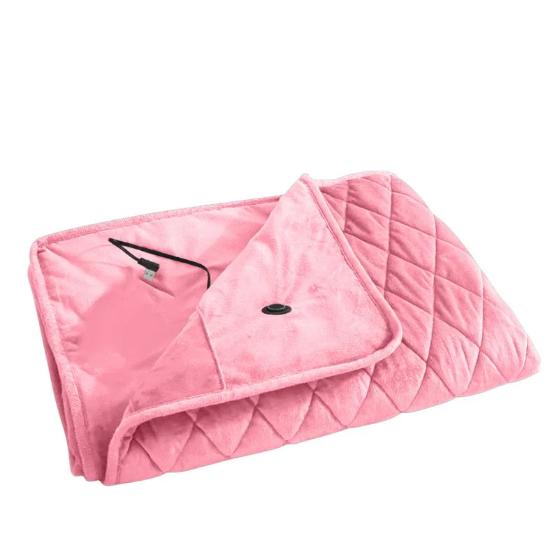 5V USB Large Loose Electric Blanket Powered By Power Bank Winter Bed Warmer Heated Sofa  Blanket Body Heater Bed Warmer Mat