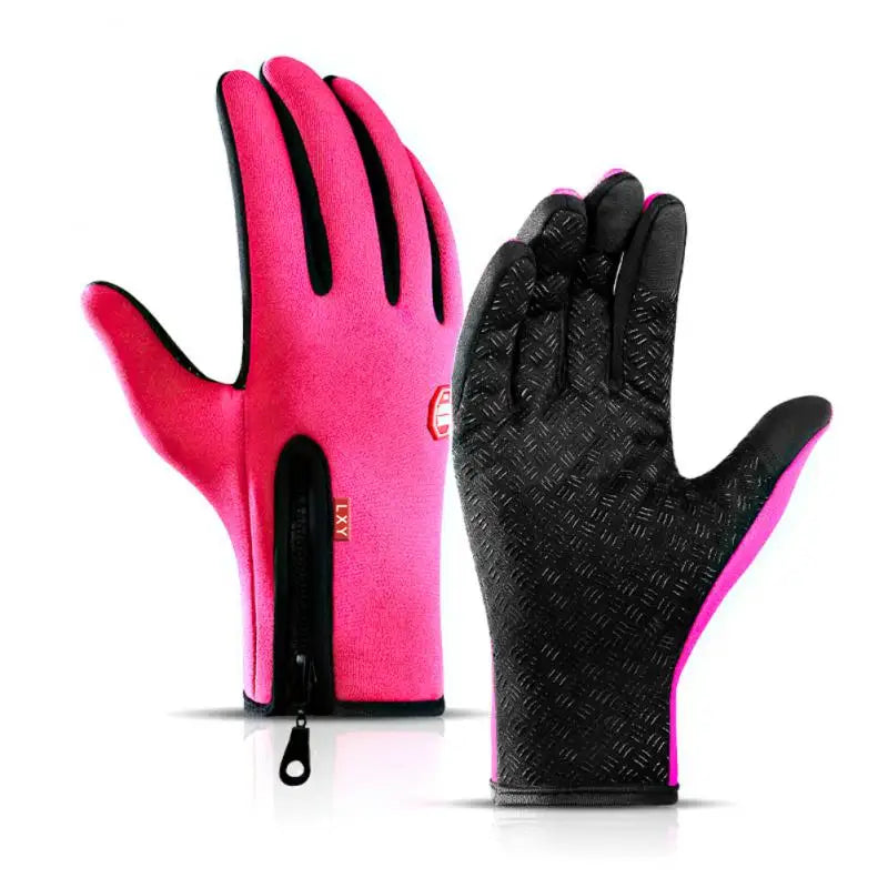 2024 Winter Warm Touchscreen Men's Gloves Sports Fishing Waterproof Ski Army Bike Snowboard Skis Skid Zipper Ladies Gloves