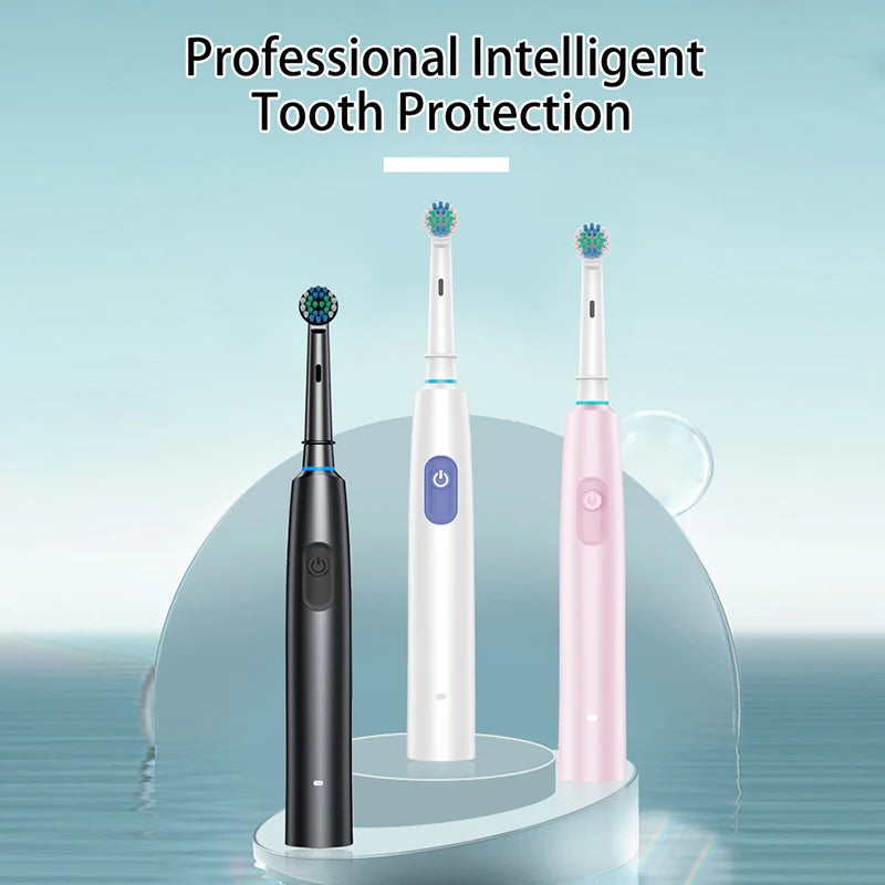 New 2024 SC506 Sonic Electric Toothbrush Adult Timer Brush 6 Mode USB Charger Rechargeable Tooth Brushes Replacement Heads Set