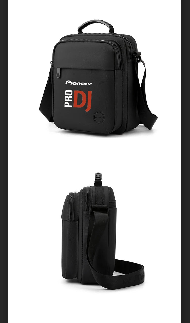 New Pioneer Pro Dj Shoulder Bag Travel Messenger Bag Men's Waterproof Fashion Nylon Shoulder Bag Outdoor Casual Sports Chest Bag