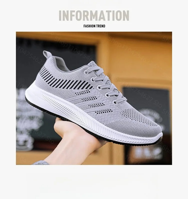 New wear-resistant thickened casual shoes for men, fashion sports shoes, breathable tennis, outdoor walking training tennis