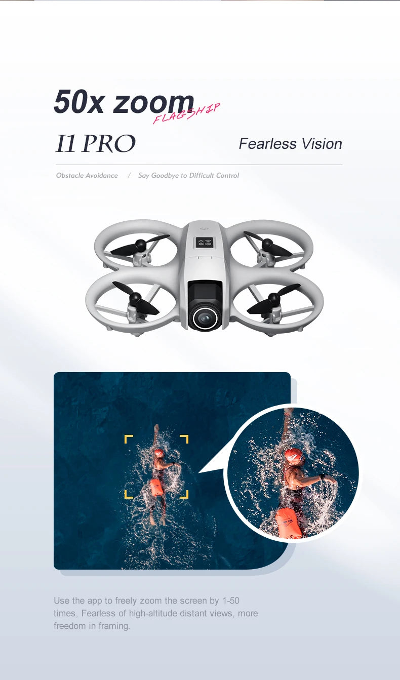 i1PRO Mini Drone Professional 8K HD Camera Drone 5G WIFI FPV UAV With screen remote control Avoidance Aerial Quadcopter Toy Gift