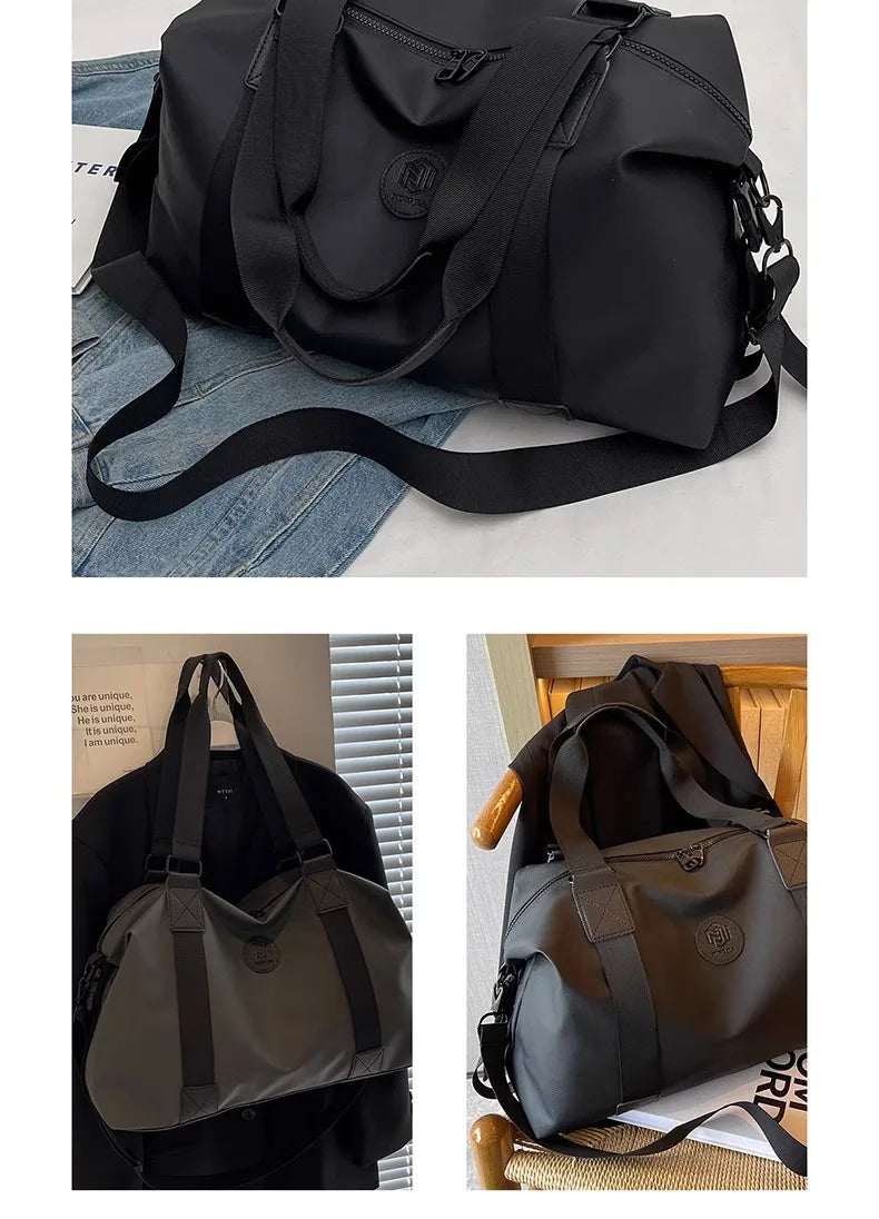 Travel bag Women's short-distance lightweight large-capacity duffel bag Men's business travel handbag Sports fitness backpack