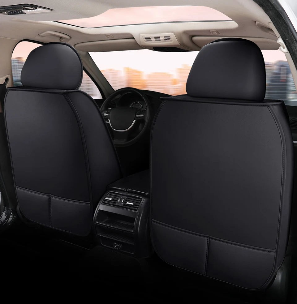 Car Seat Cover For Peugeot 207 206 2008 308 407 307 Sw Cc 205 107 208 Universal Waterproof Leather Auto Accessories