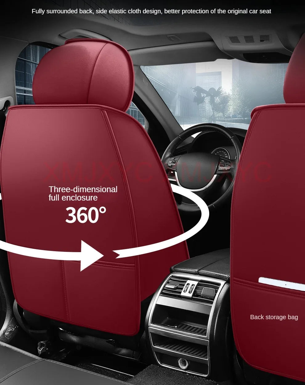 Pu Leather Universal Car Seat Cover for Mercedes A-Class W168 W169 W176 W177 A-Klasse A180 A190 A200 A220 A250 Auto Accessories