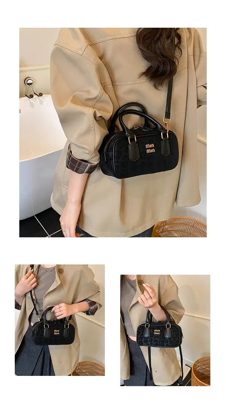 Women's Square Leather Satchel Handbag | Tote Shoulder Crossbody Purse & Diaper Bag