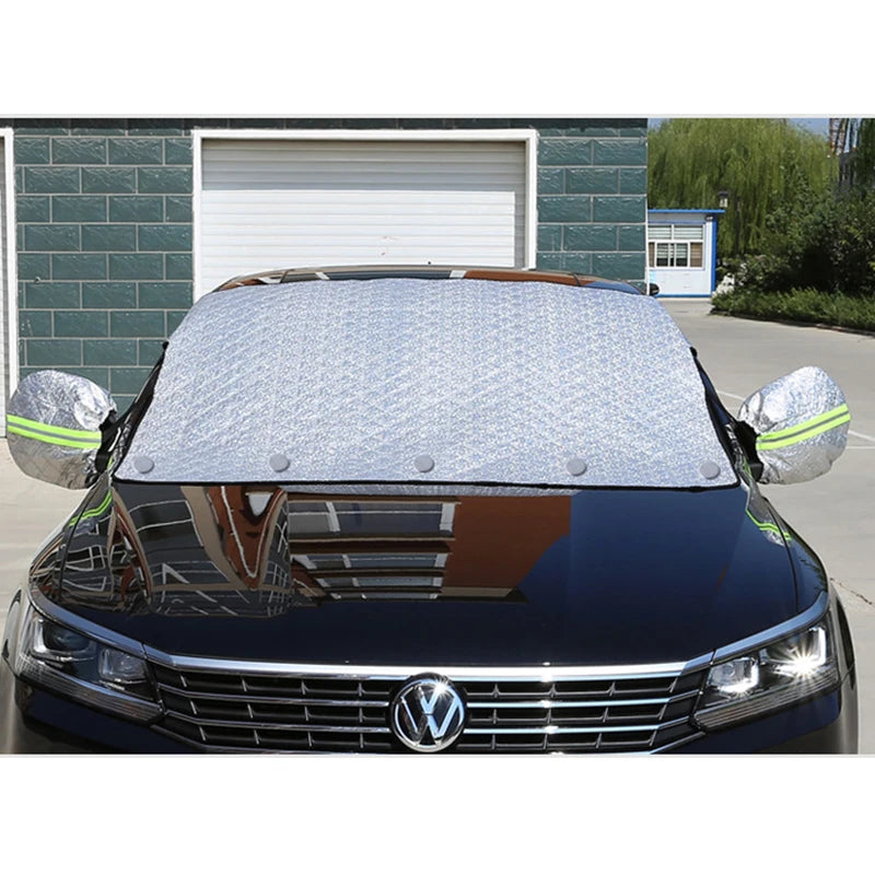 Winter Car Snow Shield Shade Front Windshield Anti-frost Antifreeze Sunshade Cover Sun Shade Protector Auto Exterior Accessories