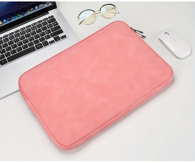 11 13 14 15 Inch Laptop PU Leather Protective Tablet Bag Computer Pouch Case Storage Bags Slim Laptop Sleeve for Macbook Perfect