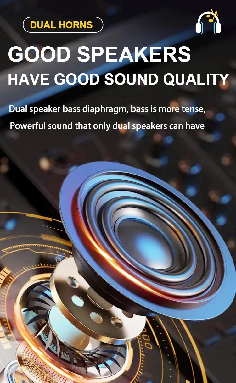 Karaoke Machine for Adults, Portable Bluetooth Speaker with 2 Wireless Microphones, Portable PA System for Big Party, Outdoor