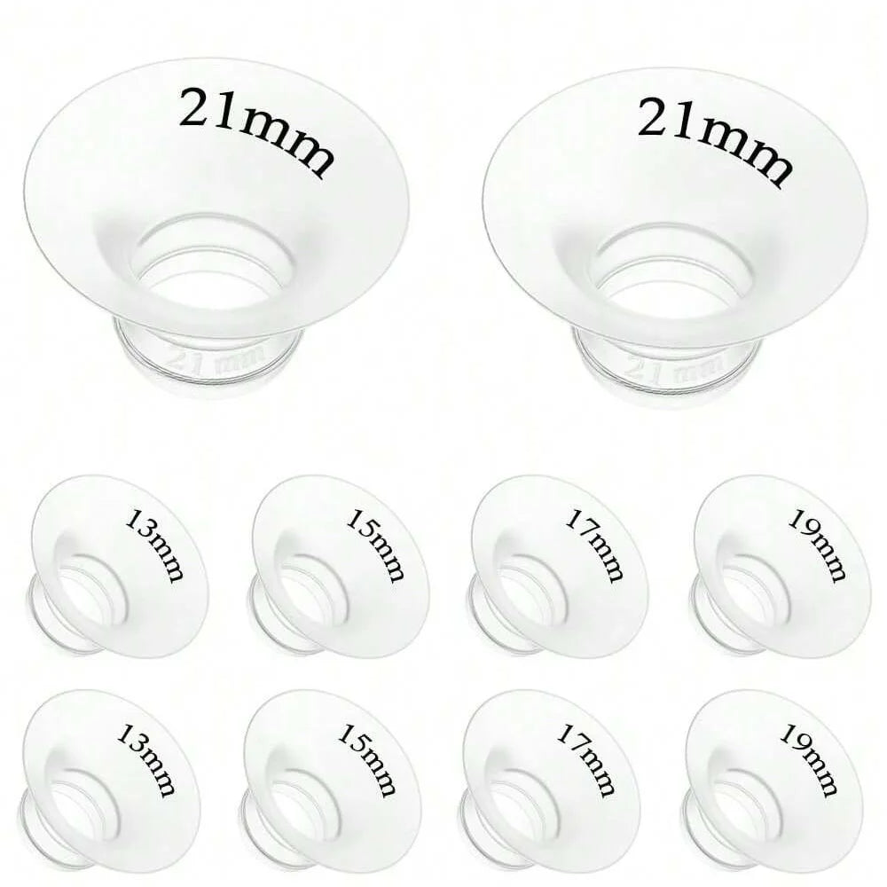 5-10Pcs Breast Shield Insert Compatible with Momcozy M5/M9/V2 Pro/S12 Pro/Spectra/Medela/eufy/Elvie/Lansinohand Most 24mm Shield