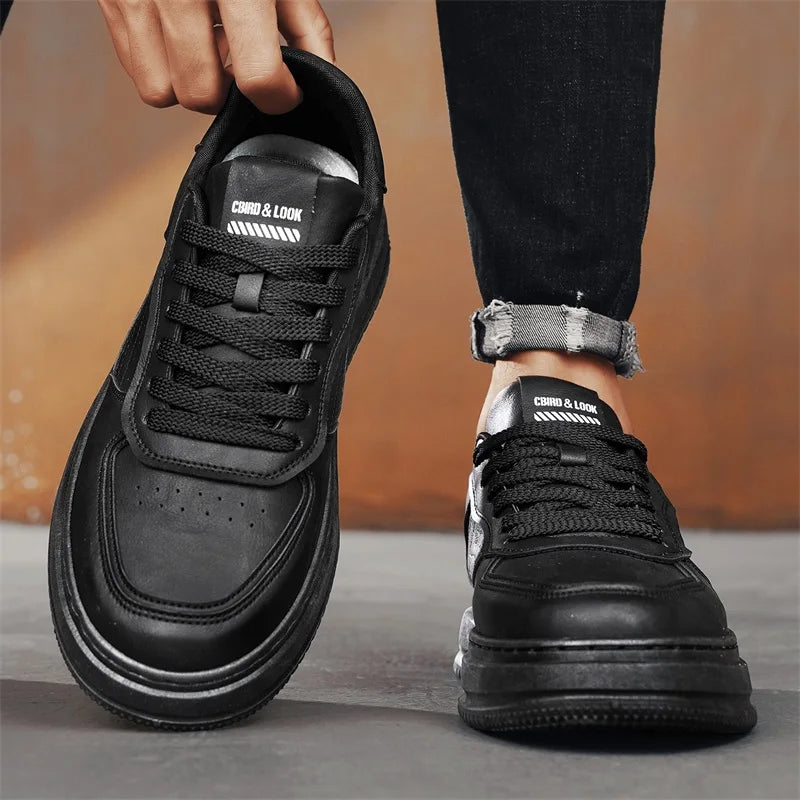 Men's shoes spring and autumn soft-sole non-slip casual shoes fashion Joker outdoor walking shoes youth light sports board shoe