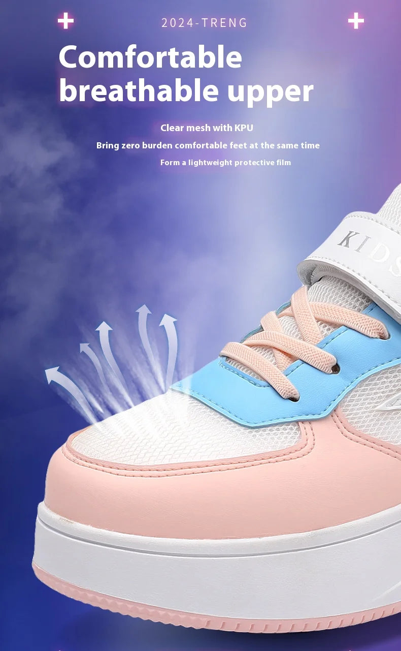 Children's walking shoes Girls 2025 new breathable roller skates boys primary school four wheel roller shoes can walk and slide