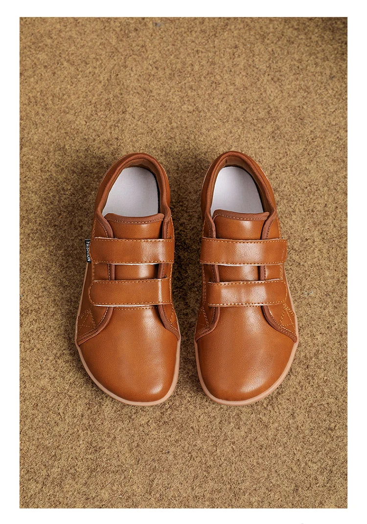 Mens/Women Barefoot Walking Shoes Wide Toe Zero Drop Minimalist Shoes Leather Comfortable Casual Shoes for Gym Driving Office