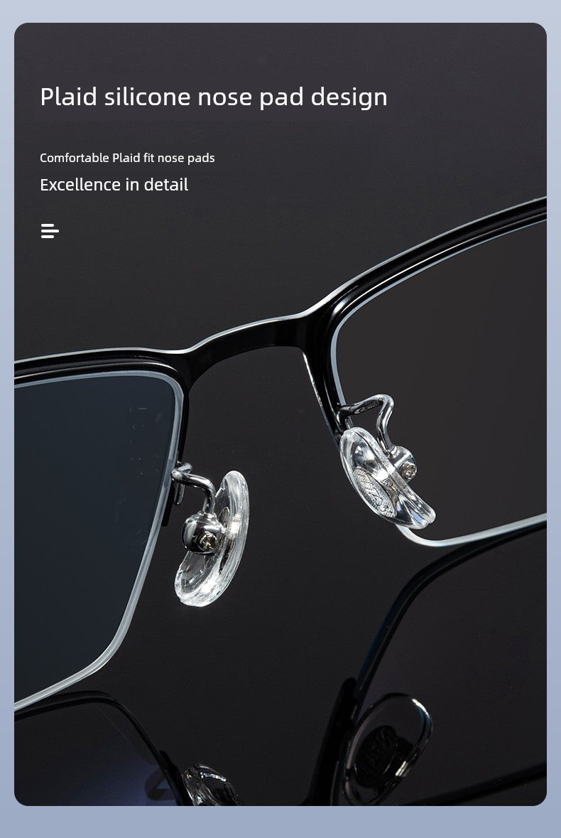 Yupingtang Super Light Presbyopic Glasses Men's Brand Anti-Blue Light Dual-Use Zoom Color-Changing Old Presbyopic Glasses Men