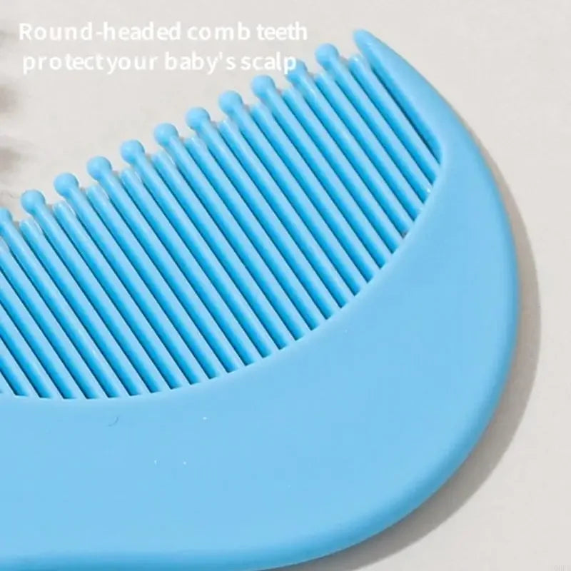 5 Piece  Baby Care Essential Kit Grooming Set Cartoon Bristle Soft Infant CombDesign Gentle Hair Brush Safe