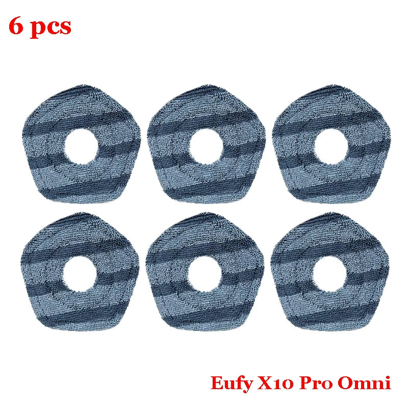 For Eufy X10 Pro Omni Replacement Parts Accessories Roller Side Brush Filter Mop Cloth Rags Pads Dust Bag Vacuum Cleaner Part