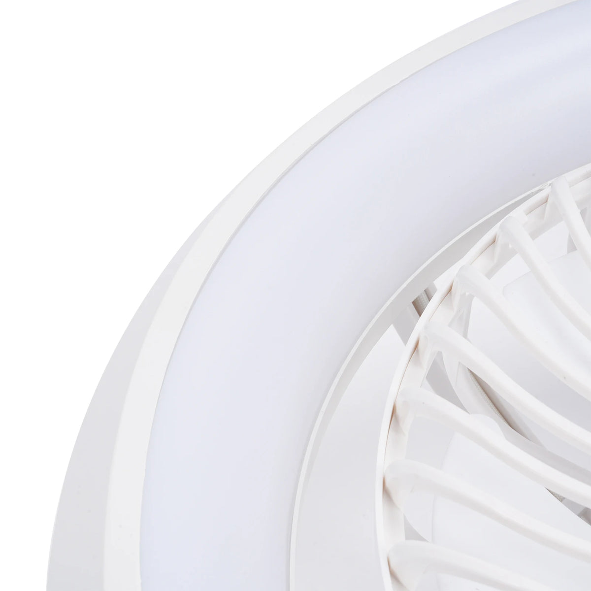 360 Degree Enclosed Circular Fan Light with Remote Control, 3-color Light, Ceiling Light for Living Room, Bedroom, Dining Room