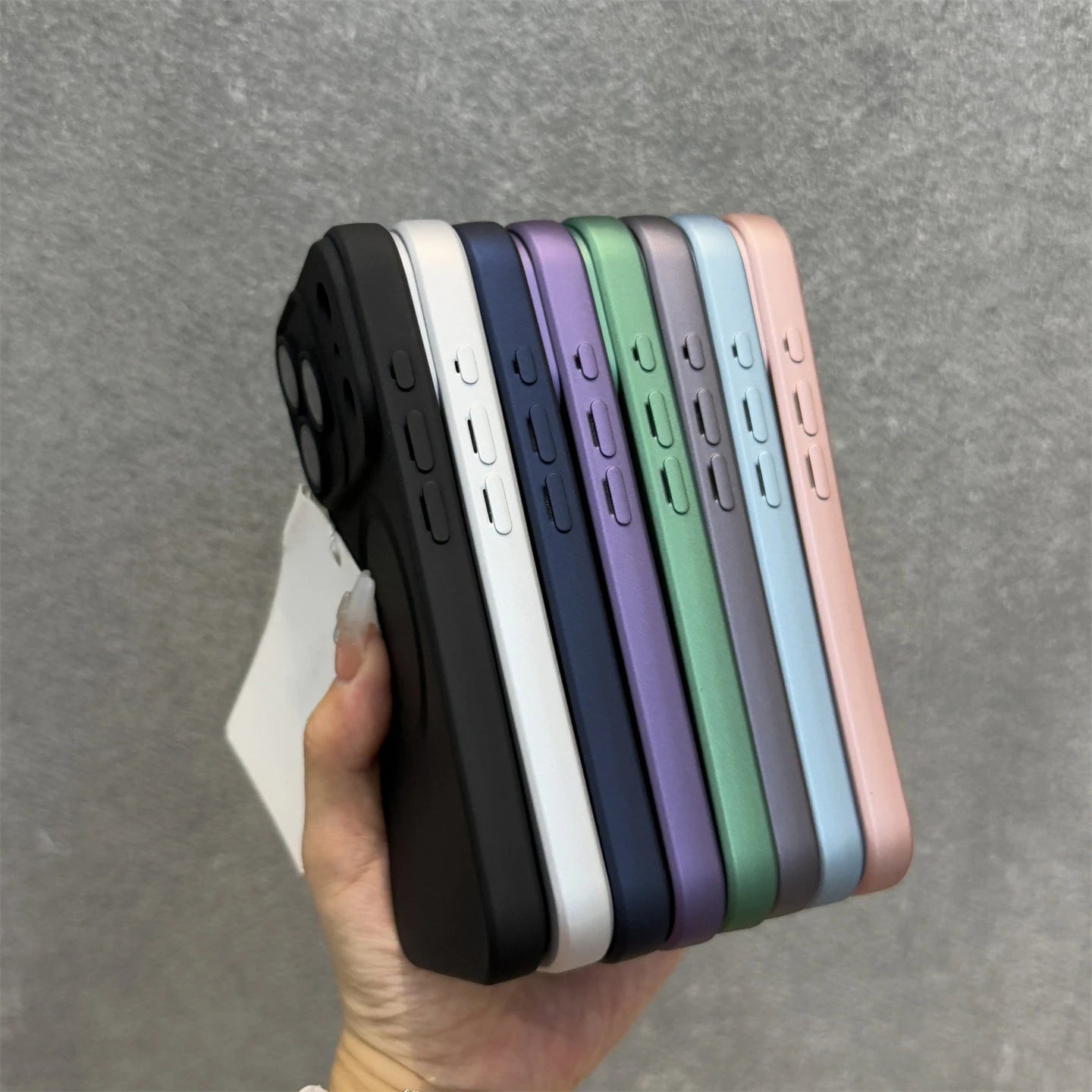 Luxury Electroplated Matte Metallic Color Magnetic Phone Case For iPhone 17 16 15 14 13 12 11 Pro Max Shockproof Soft Back Cover