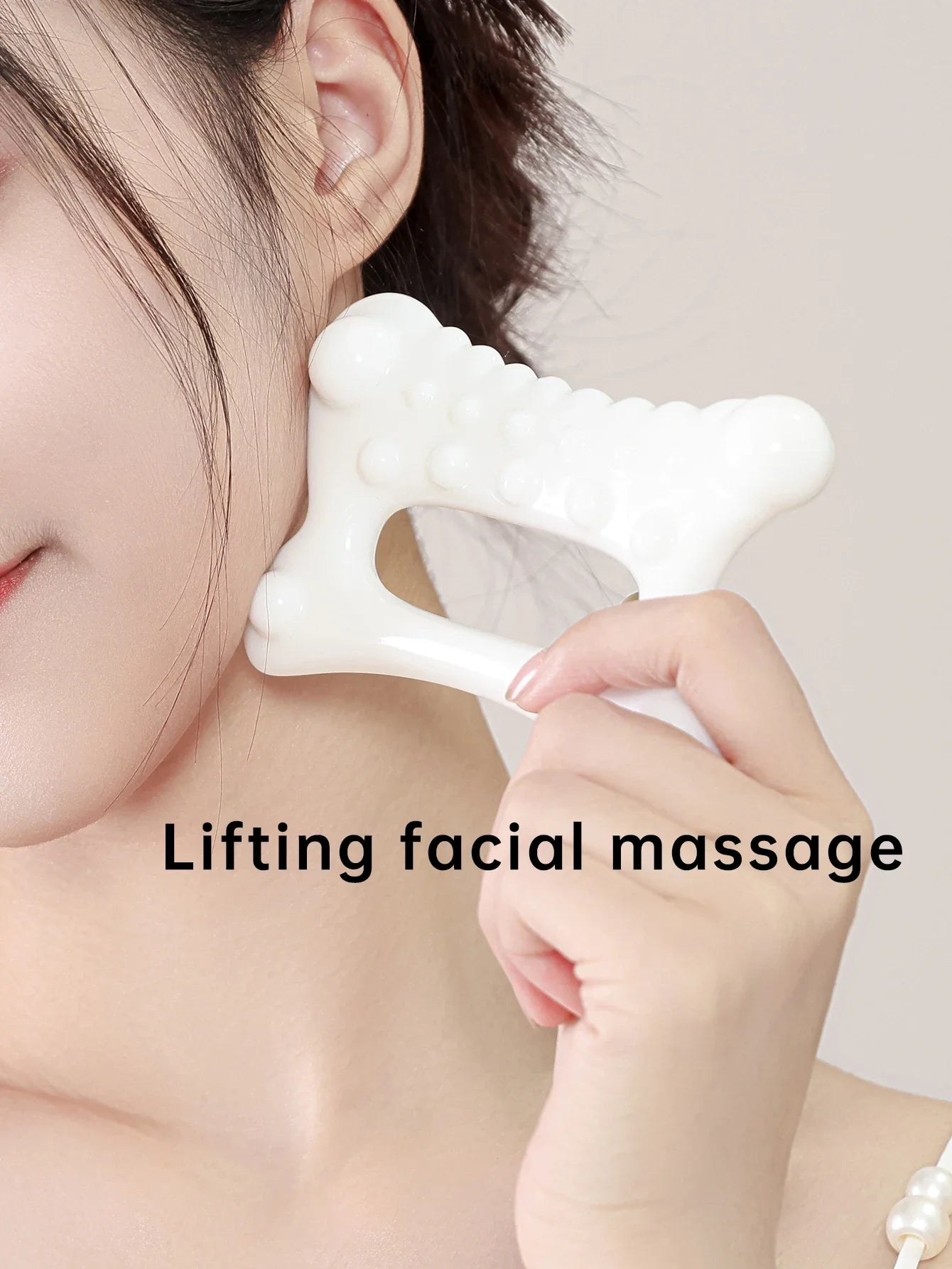 2024 Resin Gua Sha Stone – Facial & Body Massage Tool, Anti-Static Skin Care Scraper for Women