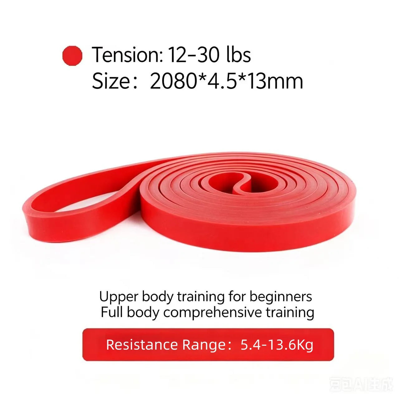 TPE Resistance Bands 6 Levels Different Strength Elastic Exercise Bands for Pull Up Assist, Yoga, Pilates, Physical Therapy, Bod