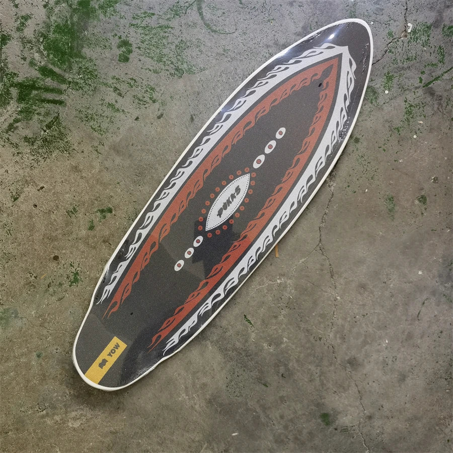 land surf YOW skateboard longboards whole kits good quality spring system branded with trucks wheels bearings and tool