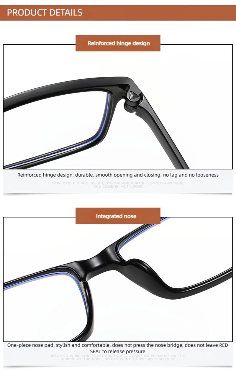 Presbyopia Glasses Men Women Automatic Zoom Reading Glasses Anti Blue Light Intelligent Progressive Eyeglasses