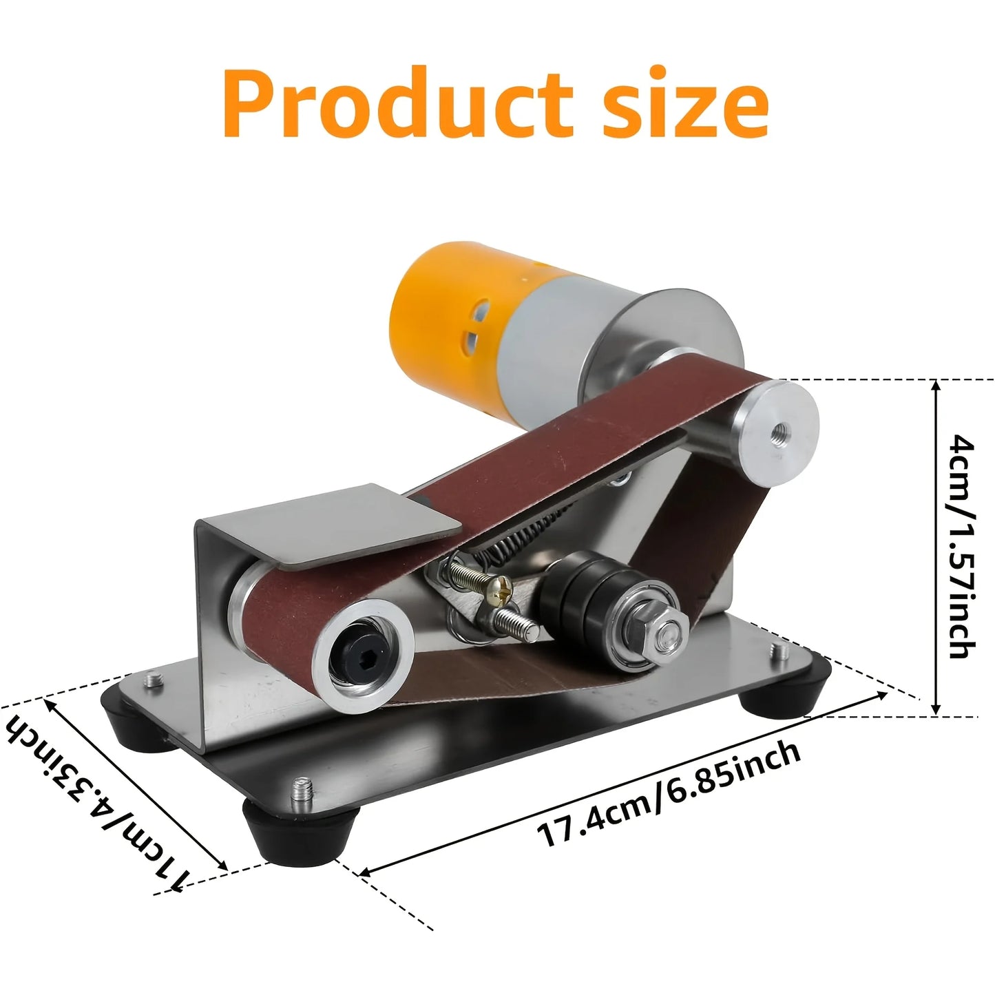 37PCS of three in one mini belt sanding machine, suitable for DIY metal and wood handicrafts, tools, and knives (with kit)